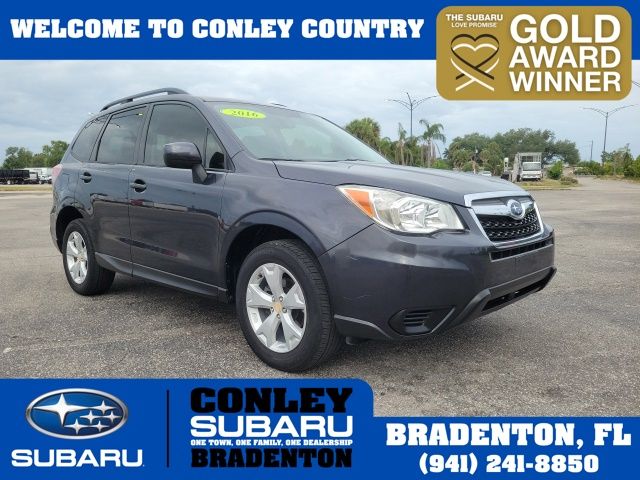 Dark Gray Metallic 2016 Subaru Forester 2.5i Premium SUV / Crossover All-Wheel Drive Continuously Variable Transmission