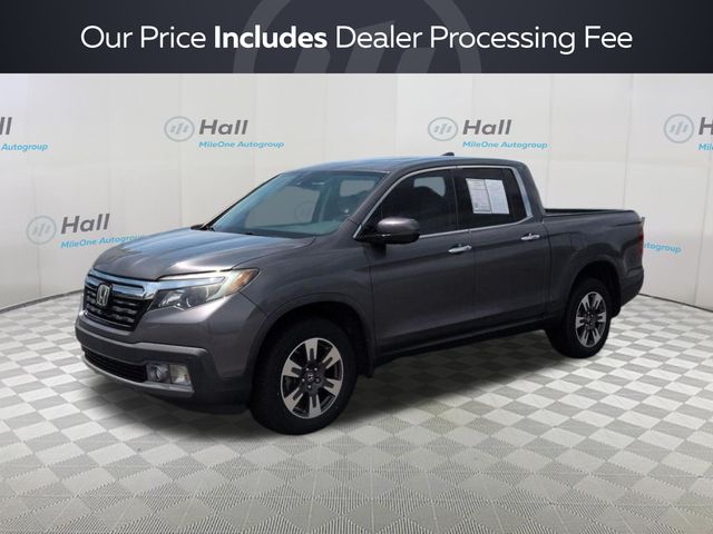 Gray (Modern Steel) 2018 Honda Ridgeline Pickup Truck All-Wheel Drive 6-Speed Automatic