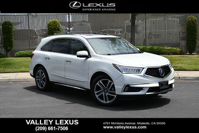White Diamond Pearl 2017 Acura MDX SUV / Crossover 9-Speed Automatic