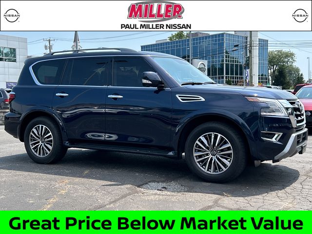 Hermosa Blue Pearl 2023 Nissan Armada SUV / Crossover Four-Wheel Drive 7-Speed Automatic