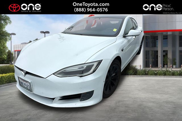 White 2017 Tesla Model S Sedan Rear-Wheel Drive 1-Speed Automatic