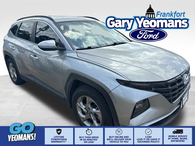 Shimmering Silver 2023 Hyundai Tucson SUV / Crossover Front-Wheel Drive 8-Speed Automatic