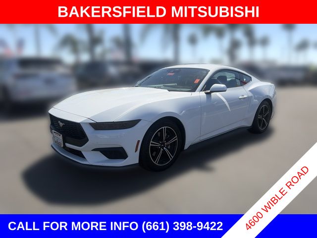 Oxford White 2025 Ford Mustang Coupe Rear-Wheel Drive Automatic