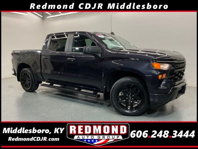 Dark Ash Metallic 2023 Chevrolet Silverado 1500 Pickup Truck Four-Wheel Drive 8-Speed Automatic