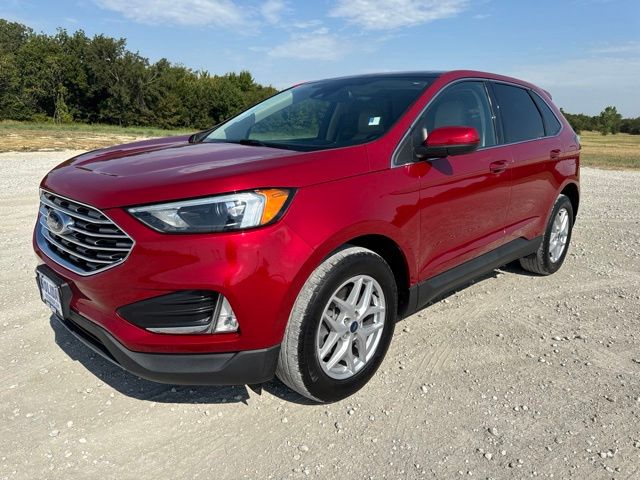 Red Metallic 2022 Ford Edge SUV / Crossover All-Wheel Drive 8-Speed Automatic