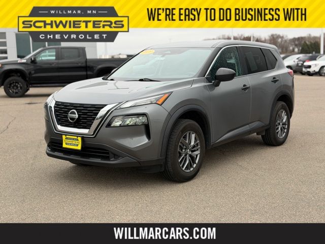 Gray (Gun Metallic) 2021 Nissan Rogue S AWD SUV / Crossover All-Wheel Drive Continuously Variable Transmission