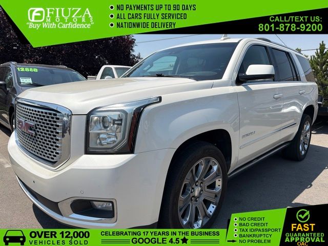 White Diamond Clearcoat 2015 GMC Yukon SUV / Crossover Four-Wheel Drive 8-Speed Automatic