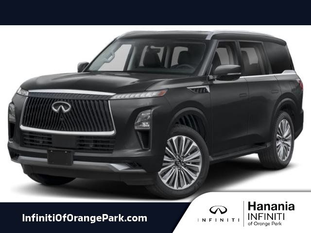 Gray 2027 INFINITI QX80 SUV / Crossover Rear-Wheel Drive 9-Speed Automatic Overdrive