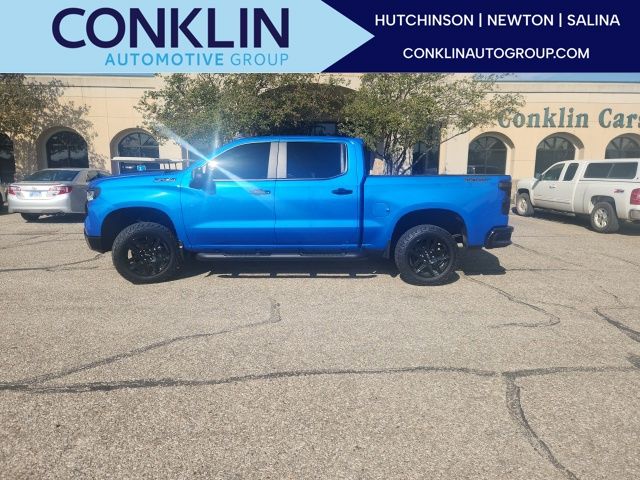 Riptide Blue Metallic 2026 Chevrolet Silverado 1500 Pickup Truck Four-Wheel Drive Automatic