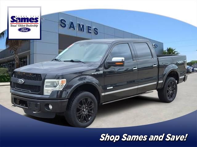 Tuxedo Black Metallic 2013 Ford F-150 Platinum SuperCrew 4WD Pickup Truck Four-Wheel Drive 6-Speed Automatic
