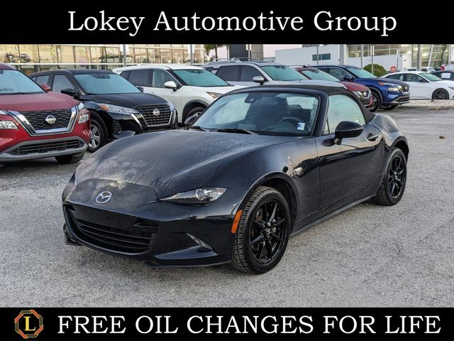 Jet Black Mica 2021 Mazda MX-5 Miata Sport RWD Convertible Rear-Wheel Drive 6-Speed Manual