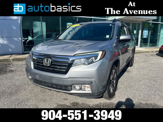 Gray 2018 Honda Ridgeline Pickup Truck All-Wheel Drive 6-Speed Automatic