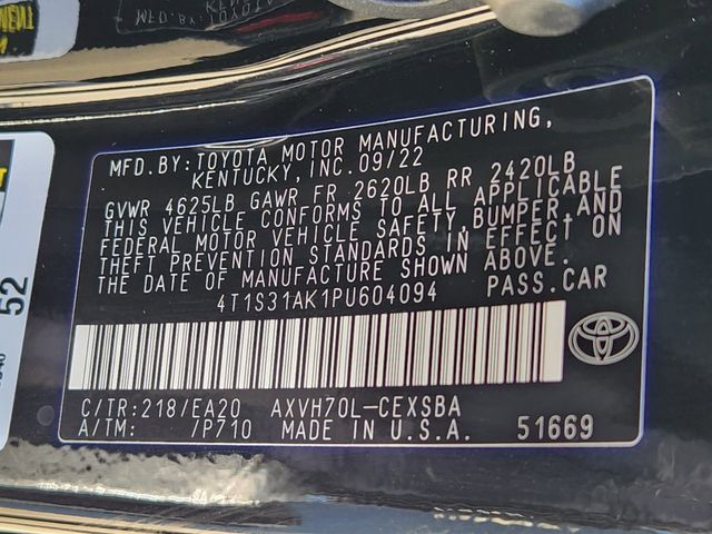 2023 Toyota Camry Hybrid SE 35