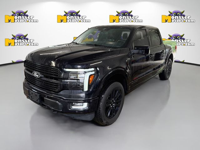 Black 2024 Ford F-150 Pickup Truck Four-Wheel Drive Automatic