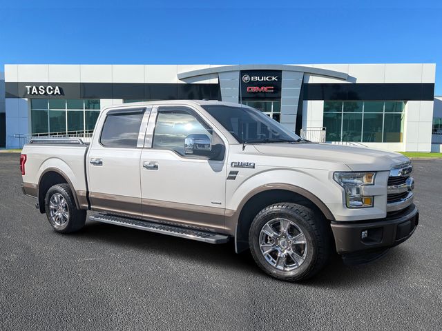 White Platinum Metallic Tri-Coat 2015 Ford F-150 Pickup Truck 4X2 6-Speed Automatic