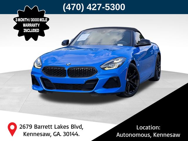 Misano Blue Metallic 2021 BMW Z4 sDrive30i RWD Convertible Rear-Wheel Drive 8-Speed Automatic