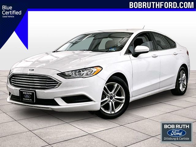 Oxford White 2018 Ford Fusion SE Sedan Front-Wheel Drive 6-Speed Automatic