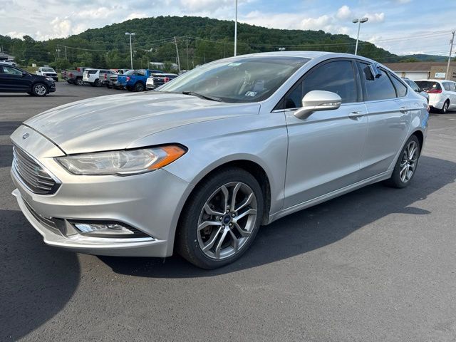 Ingot Silver 2017 Ford Fusion SE Sedan Front-Wheel Drive 6-Speed Automatic