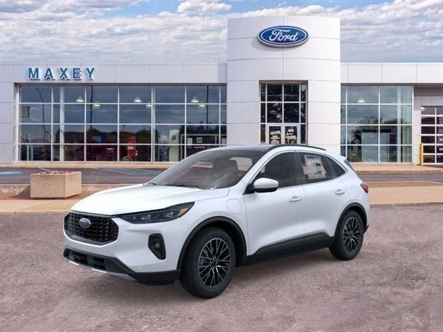 Star White Metallic Tri-Coat 2025 Ford Escape Hybrid Plug-in SUV / Crossover Front-Wheel Drive Continuously Variable Transmission