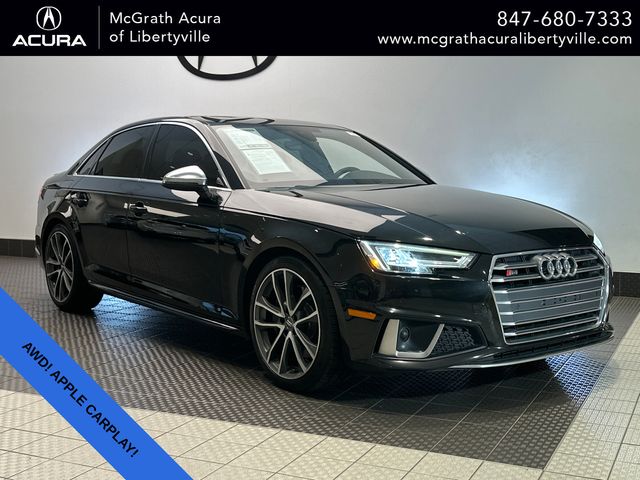 Black Metallic 2019 Audi S4 Sedan All-Wheel Drive 8-Speed Automatic