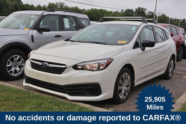 Crystal White Pearl 2022 Subaru Impreza Wagon All-Wheel Drive Continuously Variable Transmission