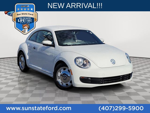 Pure White 2016 Volkswagen Beetle Classic Hatchback Front-Wheel Drive 6-Speed Automatic