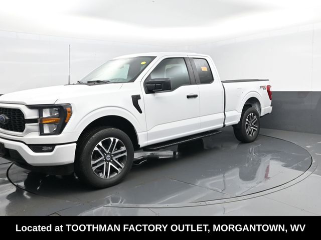 Oxford White 2023 Ford F-150 XL SuperCab 4WD Pickup Truck Four-Wheel Drive Automatic