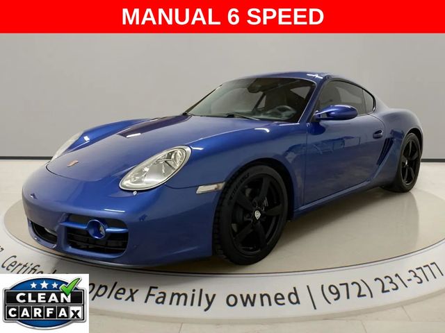 Cobalt Blue Metallic 2007 Porsche Cayman Coupe Rear-Wheel Drive 6-Speed Manual Overdrive