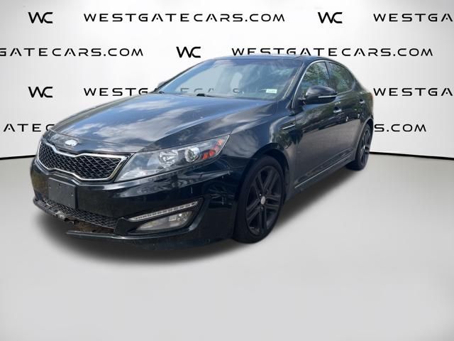Ebony Black 2013 Kia Optima SX Sedan Front-Wheel Drive 6-Speed Automatic