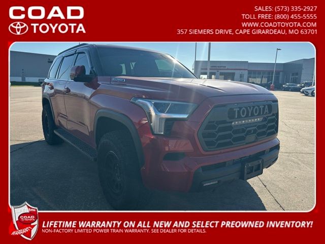 Supersonic Red 2023 Toyota Sequoia SUV / Crossover Four-Wheel Drive Automatic