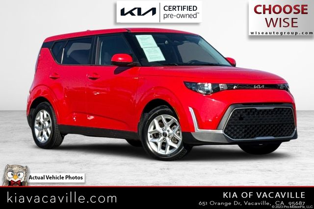 Inferno Red 2023 Kia Soul S FWD SUV / Crossover Front-Wheel Drive Continuously Variable Transmission
