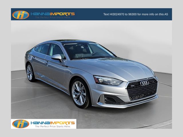 Florett Silver Metallic 2022 Audi A5 Sportback Sedan All-Wheel Drive 7-Speed Automatic