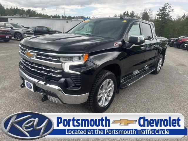 Black 2023 Chevrolet Silverado 1500 Pickup Truck Four-Wheel Drive Automatic
