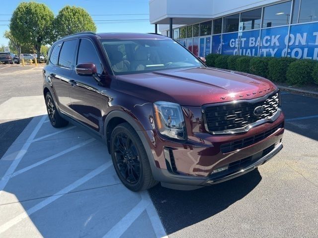 Red (Sangria) 2021 Kia Telluride SX AWD SUV / Crossover All-Wheel Drive 8-Speed Automatic