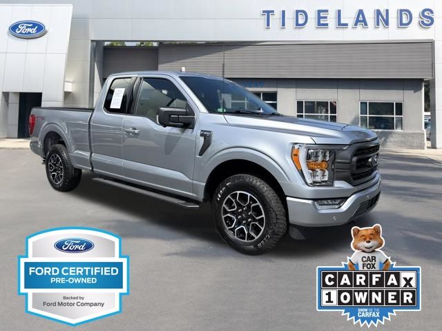 Silver Metallic 2023 Ford F-150 XLT SuperCab 4WD Pickup Truck Four-Wheel Drive Automatic