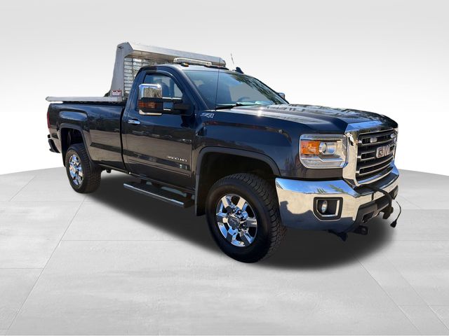 Gray (Iridium Metallic) 2016 GMC Sierra 3500HD SLE 4WD Pickup Truck Four-Wheel Drive 6-Speed Automatic Overdrive