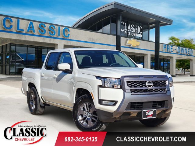 Glacier White 2025 Nissan Frontier Pickup Truck 4X2 9-Speed Automatic Overdrive