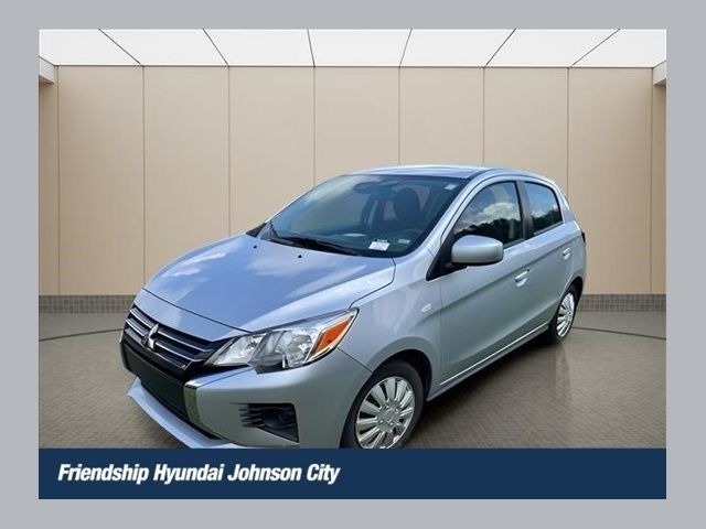 Jet Black Metallic 2024 Mitsubishi Mirage Hatchback Front-Wheel Drive Continuously Variable Transmission