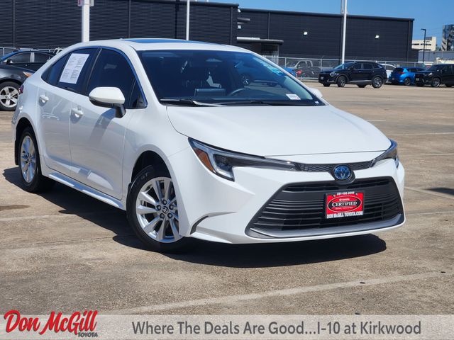 Ice 2024 Toyota Corolla Hybrid Sedan Front-Wheel Drive Continuously Variable Transmission