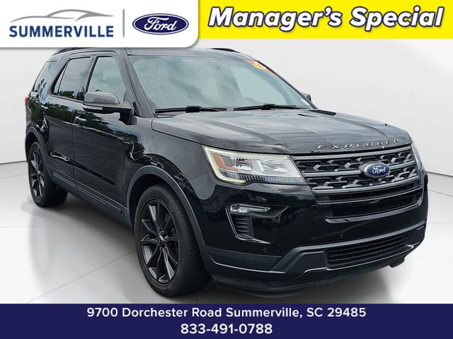 Black 2019 Ford Explorer SUV / Crossover Front-Wheel Drive 6-Speed Automatic