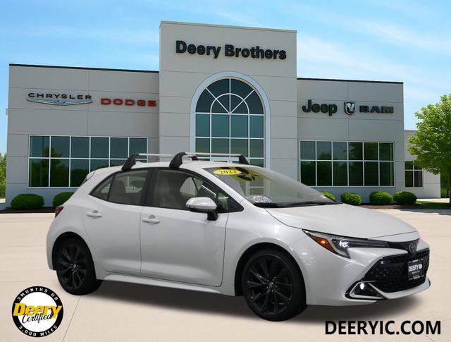 Pearl 2023 Toyota Corolla Hatchback Hatchback Front-Wheel Drive Continuously Variable Transmission