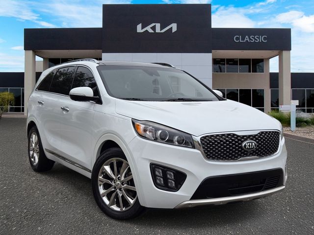 Snow White Pearl 2018 Kia Sorento SX Limited V6 FWD SUV / Crossover Front-Wheel Drive 6-Speed Automatic