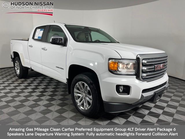 Summit White 2015 GMC Canyon Pickup Truck Four-Wheel Drive 6-Speed Automatic