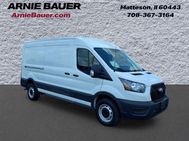 Oxford White 2025 Ford Transit Cargo Van Rear-Wheel Drive
