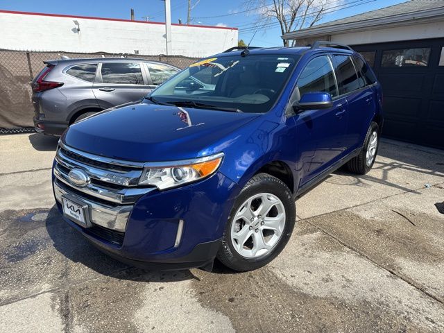 Blue Metallic 2013 Ford Edge SEL SUV / Crossover Front-Wheel Drive 6-Speed Automatic