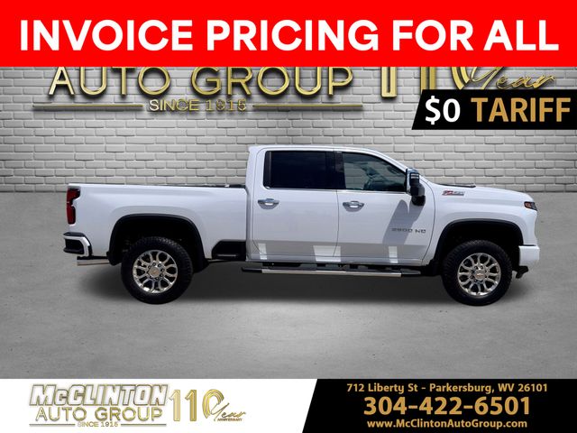 2025 Summit White Chevrolet Silverado 2500HD LTZ 4X4 Truck