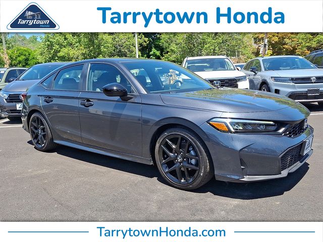 Meteorite Gray Metallic 2026 Honda Civic Sport FWD Sedan Front-Wheel Drive Continuously Variable Transmission