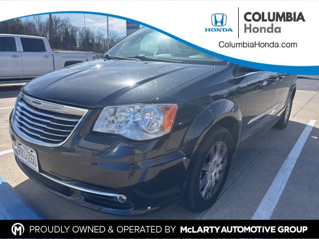 Brilliant Black Crystal Pearlcoat 2015 Chrysler Town & Country Touring FWD Minivan Front-Wheel Drive 6-Speed Automatic