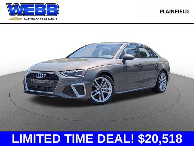 Gray 2024 Audi A4 Sedan All-Wheel Drive 7-Speed Automatic