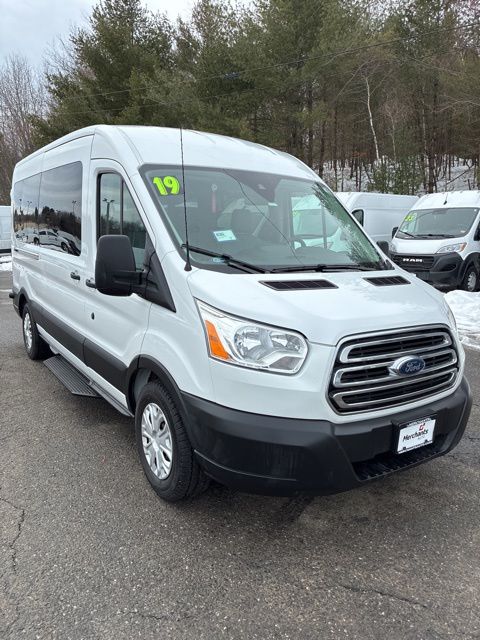 2019 Ford Transit Passenger 350 XLT Medium Roof LWB RWD with Sliding Passenger-Side Door